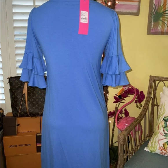 Lilly Pulitzer NWT Lula Dress Costal Blue Size XXS,S - Picture 8 of 11
